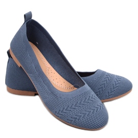 Ballerines tricotées Newey Bleu - Inello Ballerines tricotées Newey Bleu - Inello