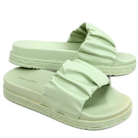 Sandale tongs femme Atissa Verte - Inello