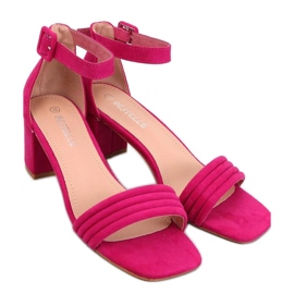 Sandales à talons femme Rondeu Fuchsia - Inello rose