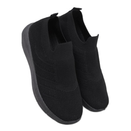 Chaussures chaussettes à enfiler Groppi Allblack - Inello noir