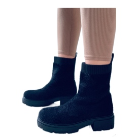 Roanna Bottines chaussettes noires - Inello