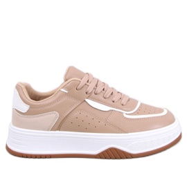 Baskets femme Moriau Camel - Inello brun Baskets femme Moriau Camel - Inello brun