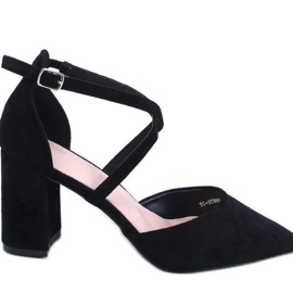 Thoiss Escarpins noirs à brides croisées - Inello