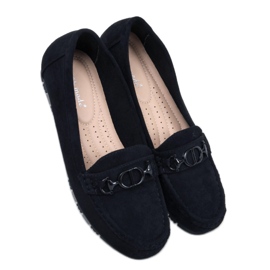 Mocassins femme en daim Trabei Noir - Inello le noir