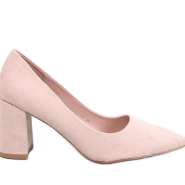 Escarpins à talons larges Clairay Beige - Inello Escarpins à talons larges Clairay Beige - Inello