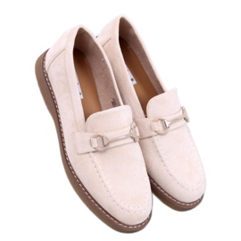 Mocassins femme en daim States Beige - Inello Mocassins femme en daim States Beige - Inello