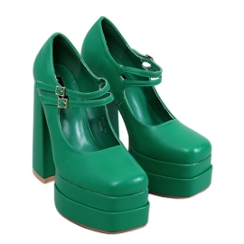 Escarpins plateforme Loit Green - Inello vert