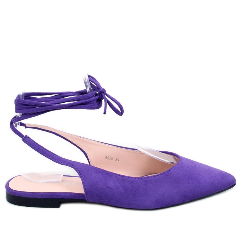Dentoni Ballerines à lacets violettes - Inello Dentoni Ballerines à lacets violettes - Inello