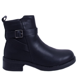 Bottines Chelsea femme Rubio Noir en grain - Inello