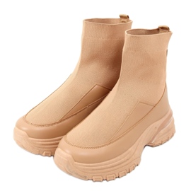 Chaussures de sport chaussettes Camel ZP03 Camel - Inello brun