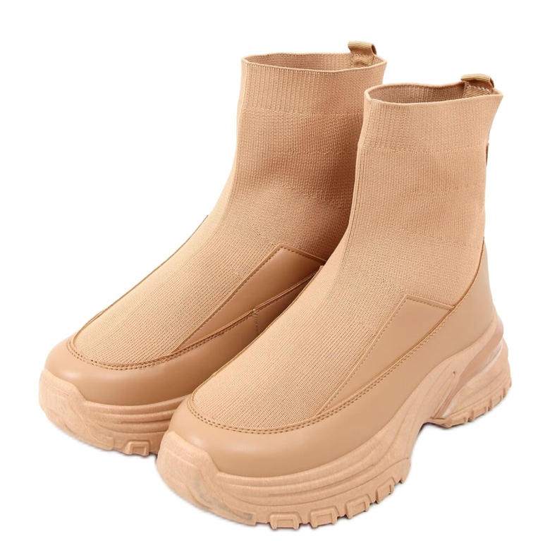 Chaussures de sport chaussettes Camel ZP03 Camel - Inello brun