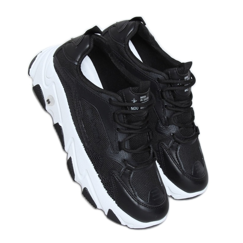 Chaussures de Sport Femme Noir NB373P Noir - Inello le noir Chaussures de Sport Femme Noir NB373P Noir - Inello le noir