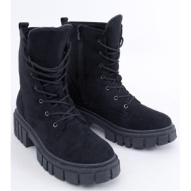 Kelis Bottines à lacets noires - Inello