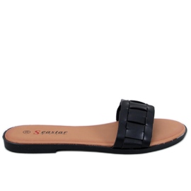Sandale tongs femme Lotts Noir - Inello