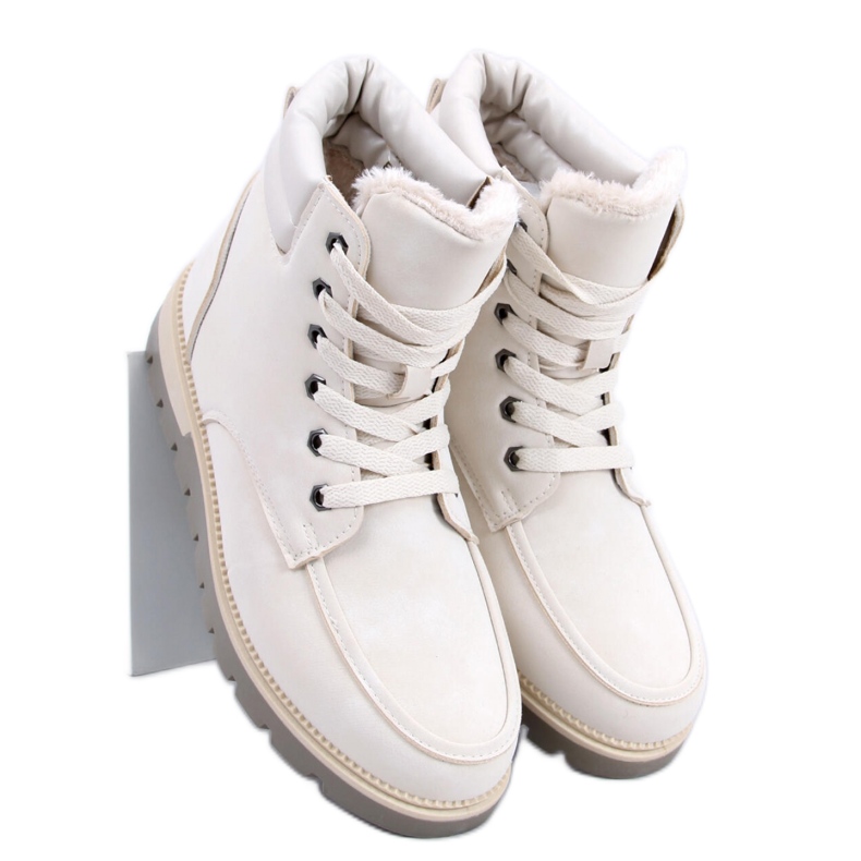 Bottines trappeur isolées Germano Beige - Inello