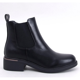 Bottines Chelsea Tagart grain noir - Inello