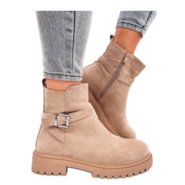 Bottines Chelsea Ortiz Beige - Inello