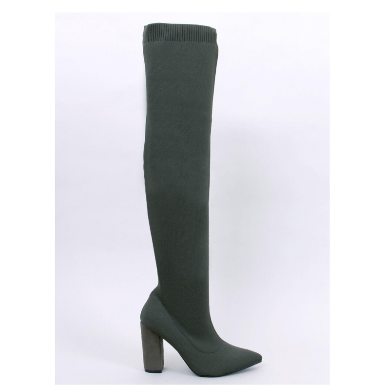 Mousquetaires élastiques à talons Veronica Green - Inello vert