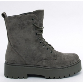 Burse Bottines plateforme à lacets vertes - Inello Burse Bottines plateforme à lacets vertes - Inello