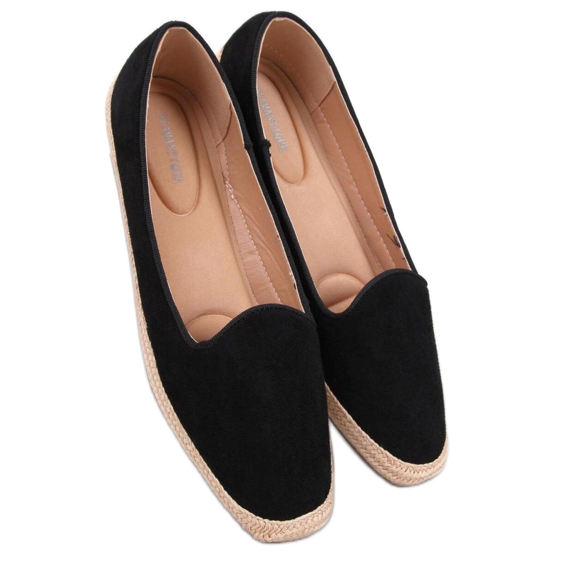 Espadrilles de ballet femme Ballot Noir - Inello le noir