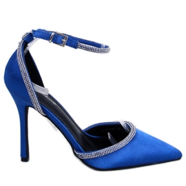 Escarpins aiguilles Conway bleus avec strass - Inello Escarpins aiguilles Conway bleus avec strass - Inello