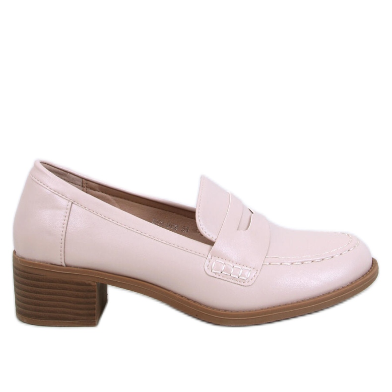 Escarpins à talons larges Sylvai Beige - Inello