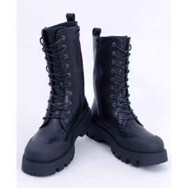Knight Bottines noires à lacets - Inello le noir