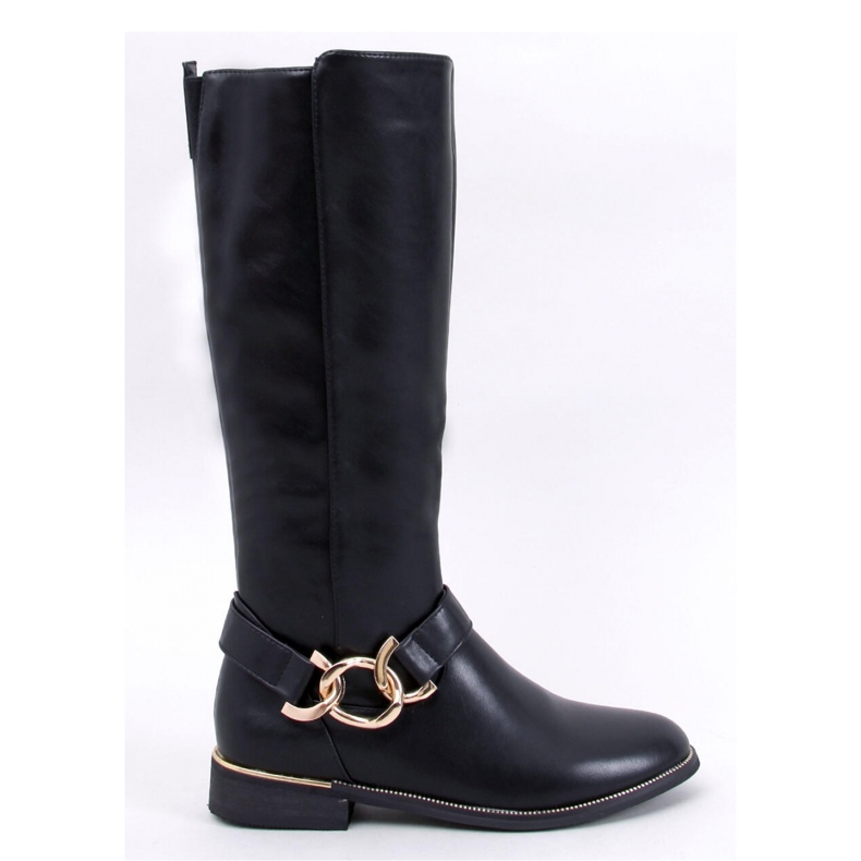 Bottines à chaîne Devers Noir - Inello le noir