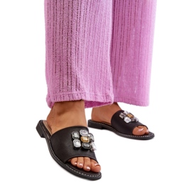 Step in style Sandale Tongs Modèle S.Barski KV27-031 Noir - Entrez avec style