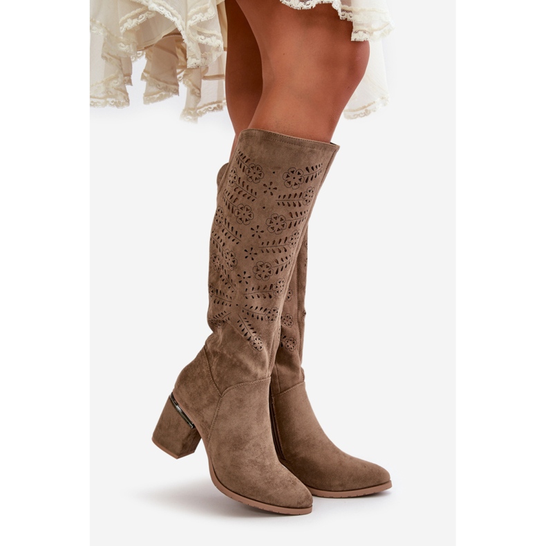 Step in style Bottes Modèle Vinceza 16443 Beige Foncé - Entrez avec style