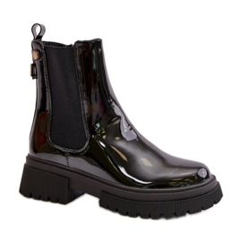 Step in style Bottines Chelsea Modèle Groesta NS522P Noir - Entrez avec style le noir