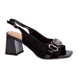 Step in style Sandales Modèle Da MR38-659 Noir - Entrez avec style le noir