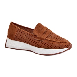 Step in style Mocassins Modèle Inesqua 22-325 Camel - Entrez avec style brun