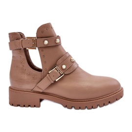 Step in style Bottes Modèle Klarisa M327 Beige - Entrez avec style