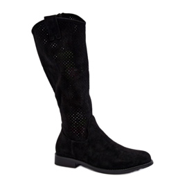 Step in style Modèle S.Barski HY66-139 Bottes noires - Entrez avec style le noir