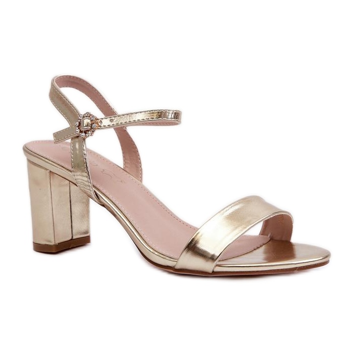 Step in style Sandales Modèle Glindra 24SD98-6986 Or - Entrez avec style jaune