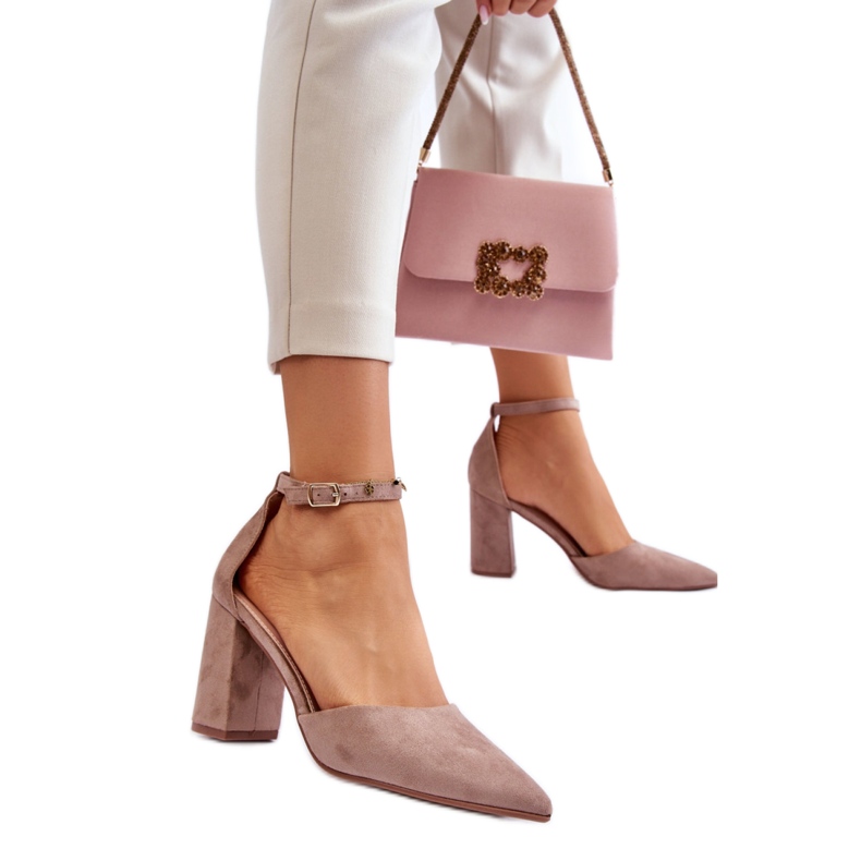 Step in style Escarpins Modèle Lexie QA203P Beige Foncé - Entrez avec style