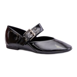 Step in style Ballerines Modèle Azirae 6689 Noir Lakiert - Entrez avec style le noir