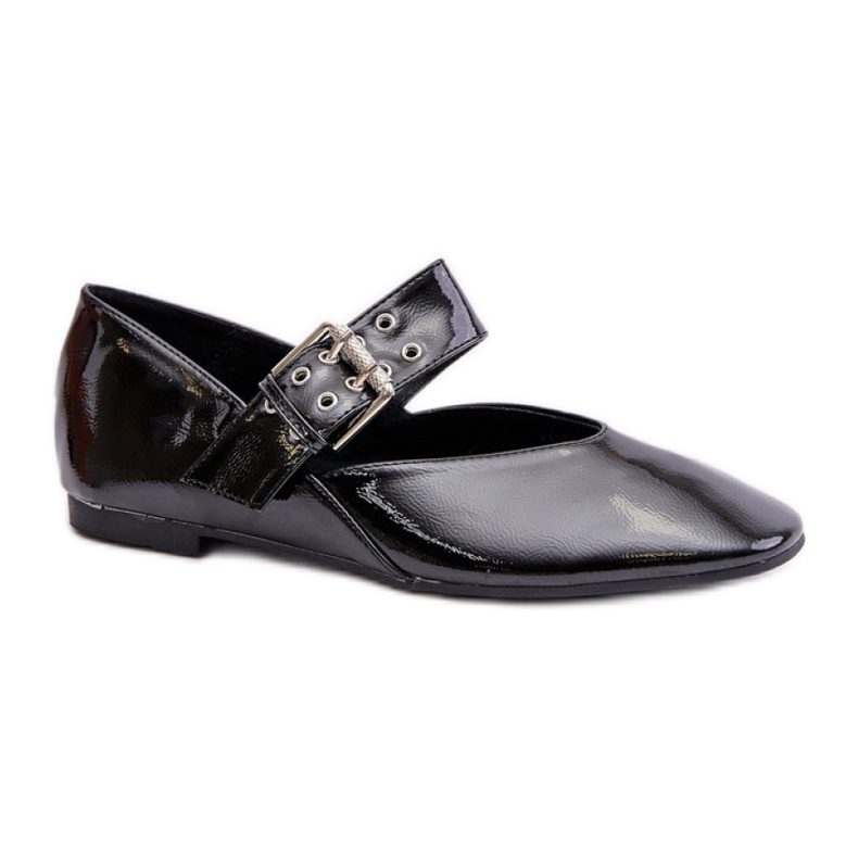 Step in style Ballerines Modèle Azirae 6689 Noir Lakiert - Entrez avec style le noir