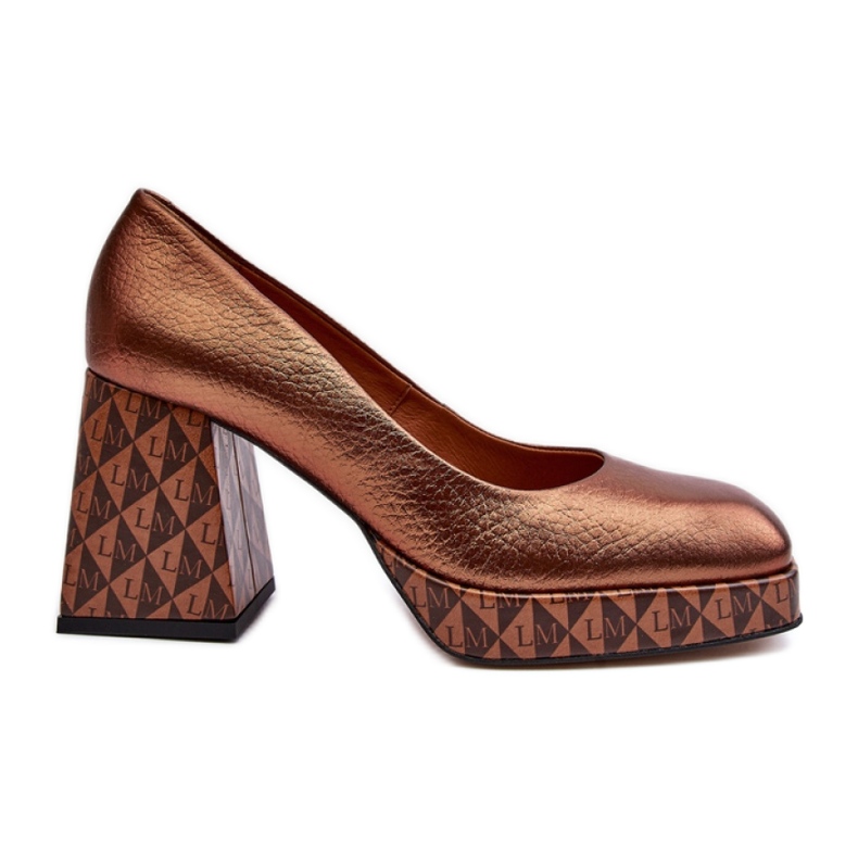 Step in style Escarpins Modèle Laura Messi 259/819-821 Cuivre - Entrez avec style brun