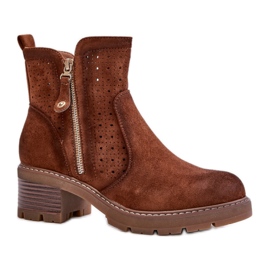 Step in style Bottes Modèle Oviria M1537 Marron - Entrez avec style brun