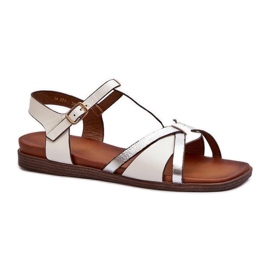 Step in style Sandales Modèle Sergio Leone SK071H Blanc - Entrez avec style blanche