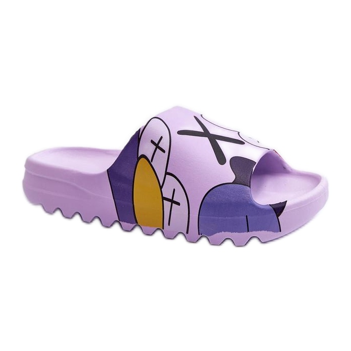 Step in style Sandale Tongs Modèle Monsters CK240P Violet - Entrez avec style