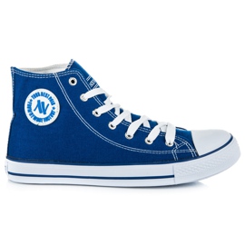 New Age Baskets montantes homme bleu