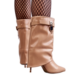 Step in style Bottes Modèle Steffi O41 Beige - Entrez avec style
