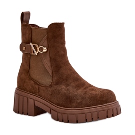 Step in style Bottes Modèle Bervena SZ103 Marron - Entrez avec style brun