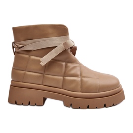 Step in style Bottes Modèle Bizzanti NS307 Kaki - Entrez avec style beige
