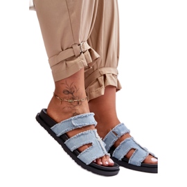 Step in style Sandale Tongs Modèle Lamirose H8-523 Bleu - Entrez avec style