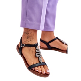 Step in style Sandales Modèle S.Barski KV-5541-42 Noir - Entrez avec style