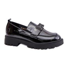 Step in style Mocassins Modèle Vinceza 62187 Vernis Noir - Entrez avec style le noir